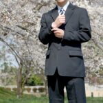 スーツ　春